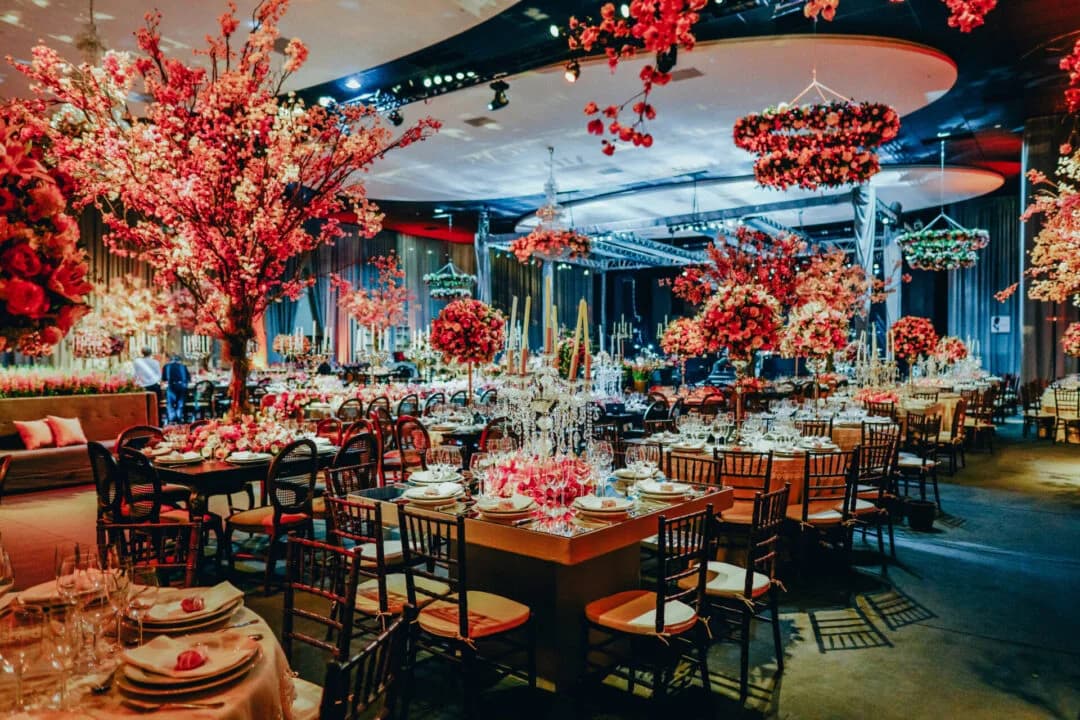 Decoração de festa assinada pelo escritório